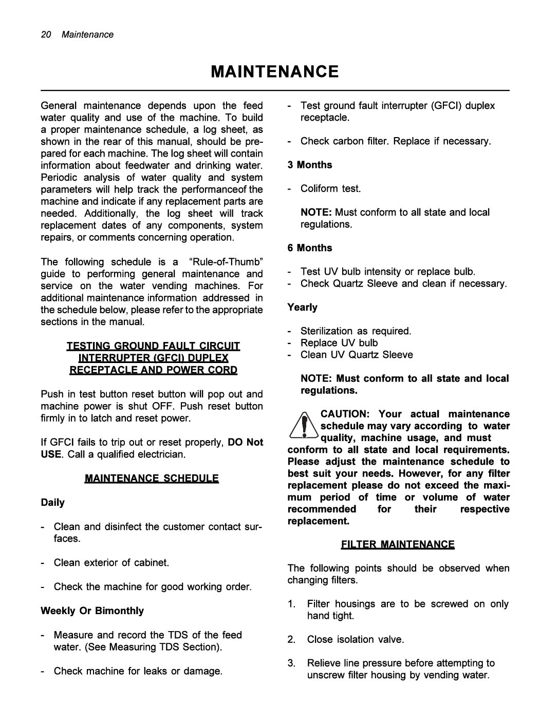 Single Window- Maintenance