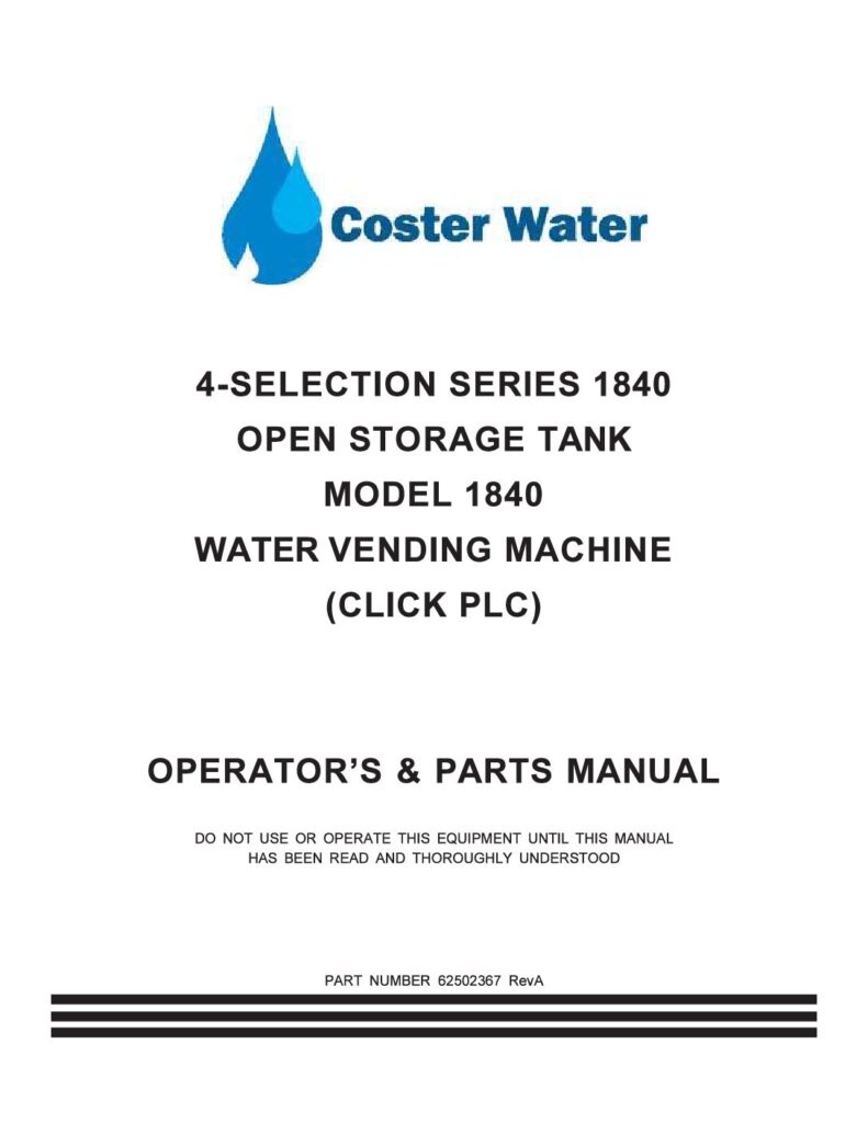 1840 Click PLC- Operator's & Parts Manual
